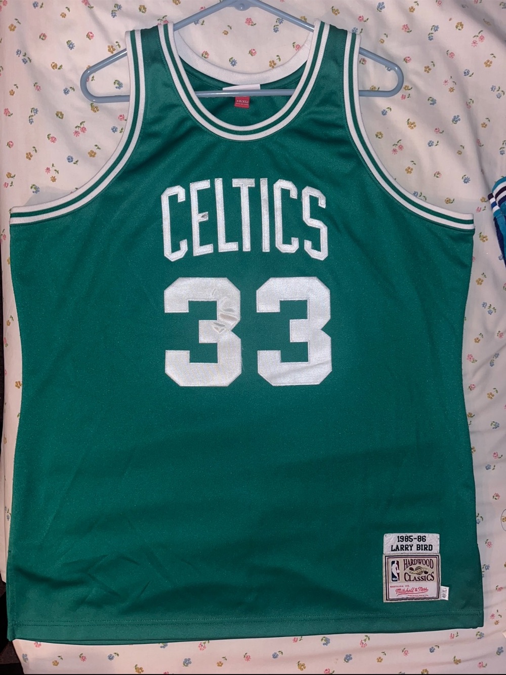 Mitchell & Ness Green Celtics #33 Basketball Jersey